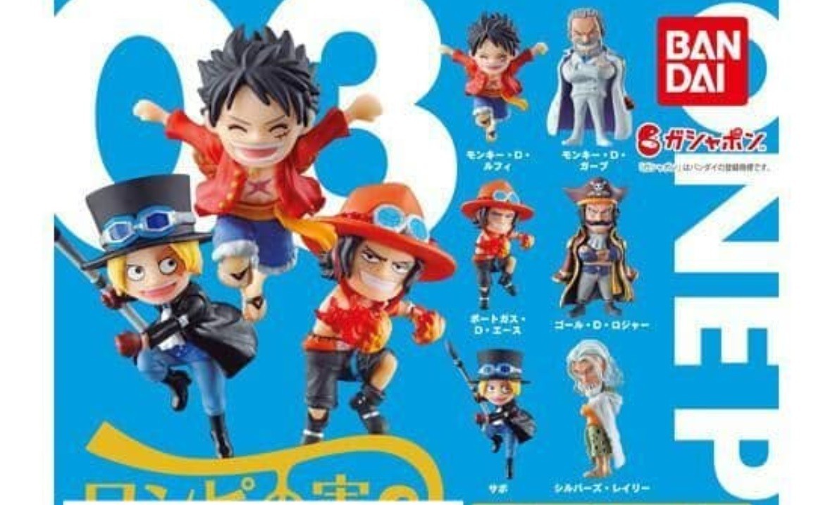 ONE PIECE no Mi Vol.3 Complete Set of 6 Figures Bandai Japan