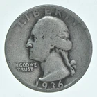 1936-S Washington Quarter Average Circ *4433
