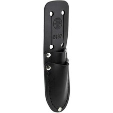 Klein Tools 5187 Scissors & Cable-Splicer's Knife Holder, Brown