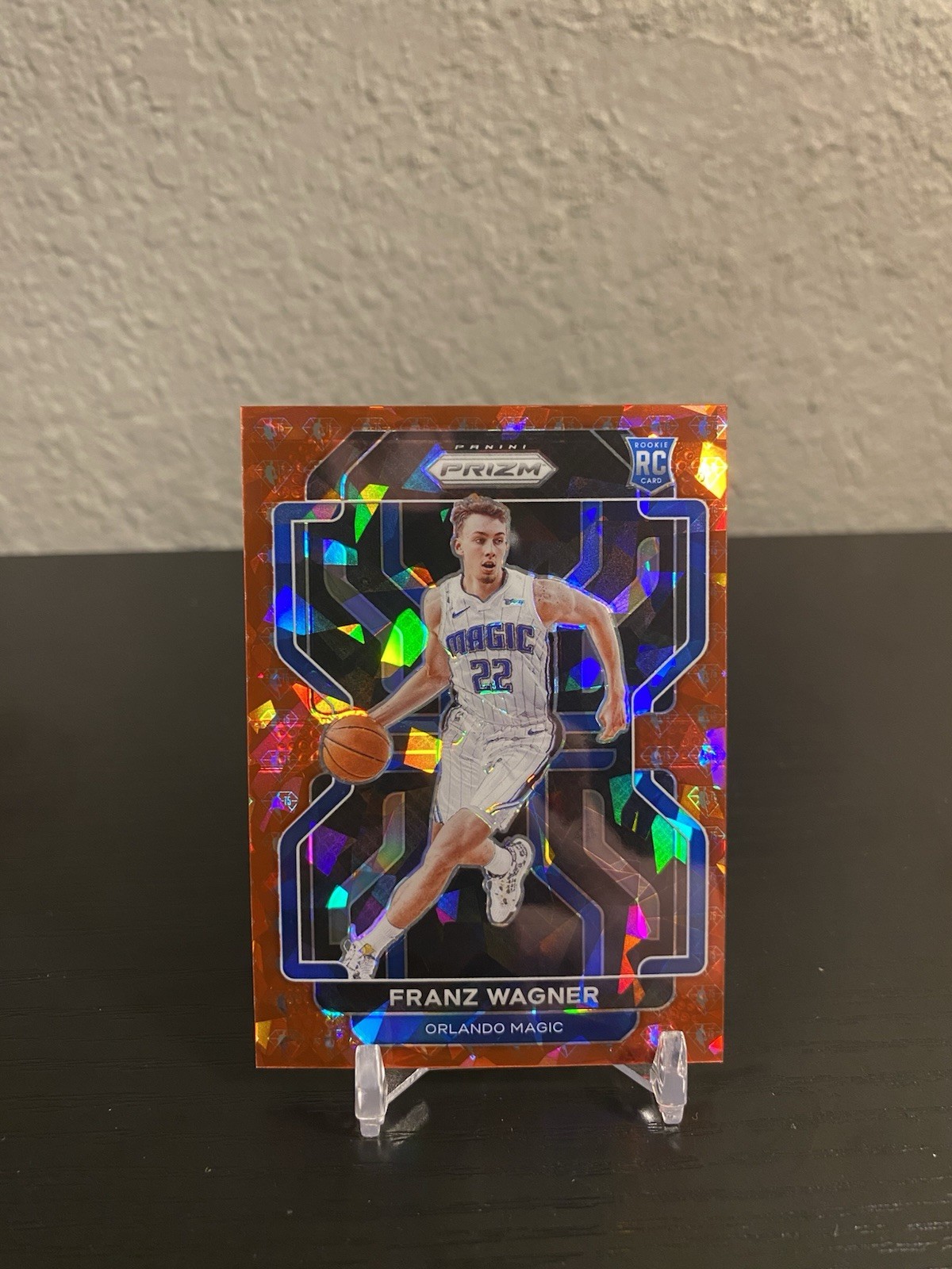 2021-22 Prizm Franz Wagner NBA 75th Red Diamond Prizm Rookie RC /75 #310 Magic