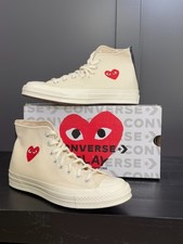 NWT Comme des Garçons PLAY x Converse Chuck ...