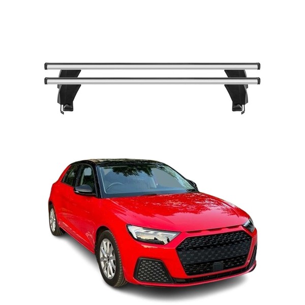 Menabo DachträGer GrundtäGer FüR Audi A1 Sportback 2018-2026 50Kg Alu Silber 2X-image
