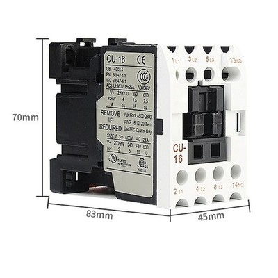 AC24V 110V 220V 380V For TECO CU-16 AC Contactor *pz