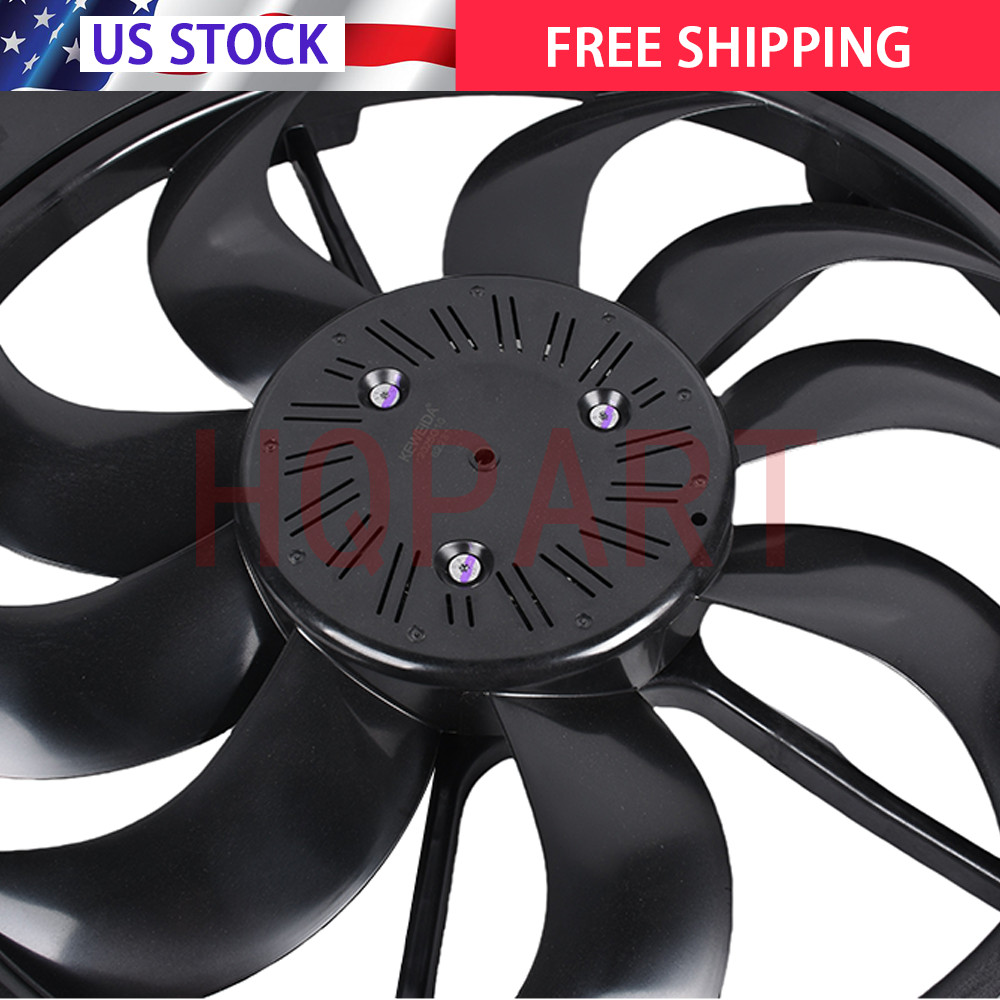 Electric Radiator Fan 3.0T V6 Engine Fits 2014 - 2016 Maserati Ghibli 670102597