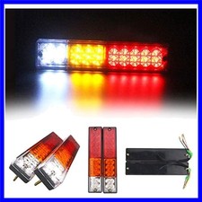 20 LED Trailer Tail Lights Bar Waterproof, DC12V Turn Signal and Parking Reve...