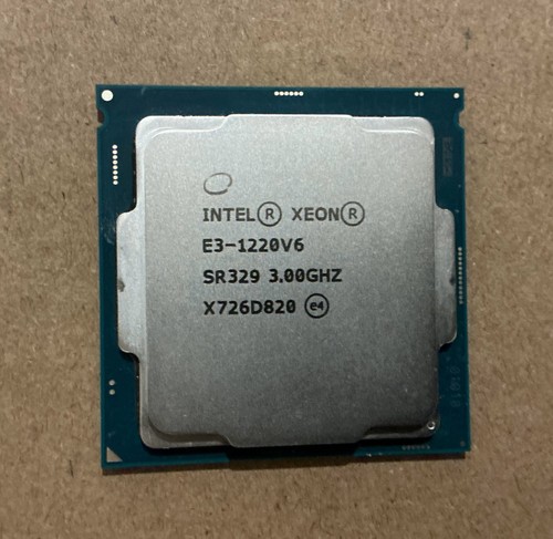 Xeon E3-1220 v6