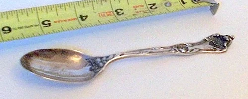 Sterling Silver Reed & Barton Spoon INTAGLIO NECTARINE