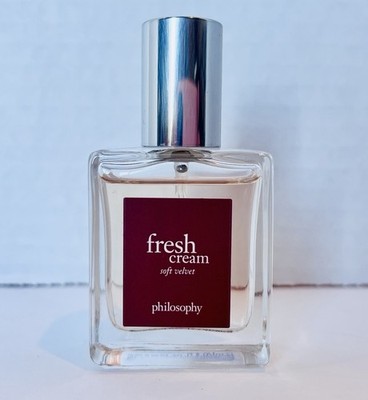 Philosophy Fresh Cream Soft Velvet Eau De Toilette .5 fl oz 15 ml Travel Spray