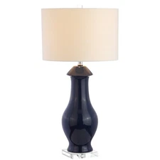 JYL8017A Liberty 31" Ceramic/Crystal LED Table Lamp Contemporary Transitional...