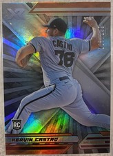 2018 Panini Chronicles XR Red Foil - Kervin Castro #9 RC - 123/199 Giants P