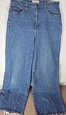 Madewell Womens The Perfect Vintage Wide Leg Jeans Size 29 High Rise Light Wash