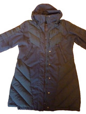 BERGANS Daunenmantel in Gr. XL (42-44) Dunkelblau mit Strickbündchen