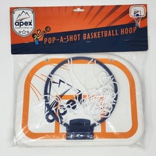 Pop A Shot Basketball Hoop For Indoors Apex Brand Factory Sealed NEW 