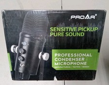 Proar Sensitive Pickup Pure Sound Professional Condenser USB Microphone, Podcast