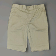 French Toast NWT Boys' 16 Husky Khaki Chino Shorts Pull-On Adjustable Waist