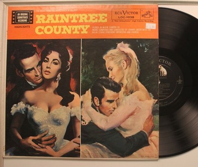 Johnny Green Lp Raintree County On Rca - Vg++ To Nm/ Vg+ To Vg++