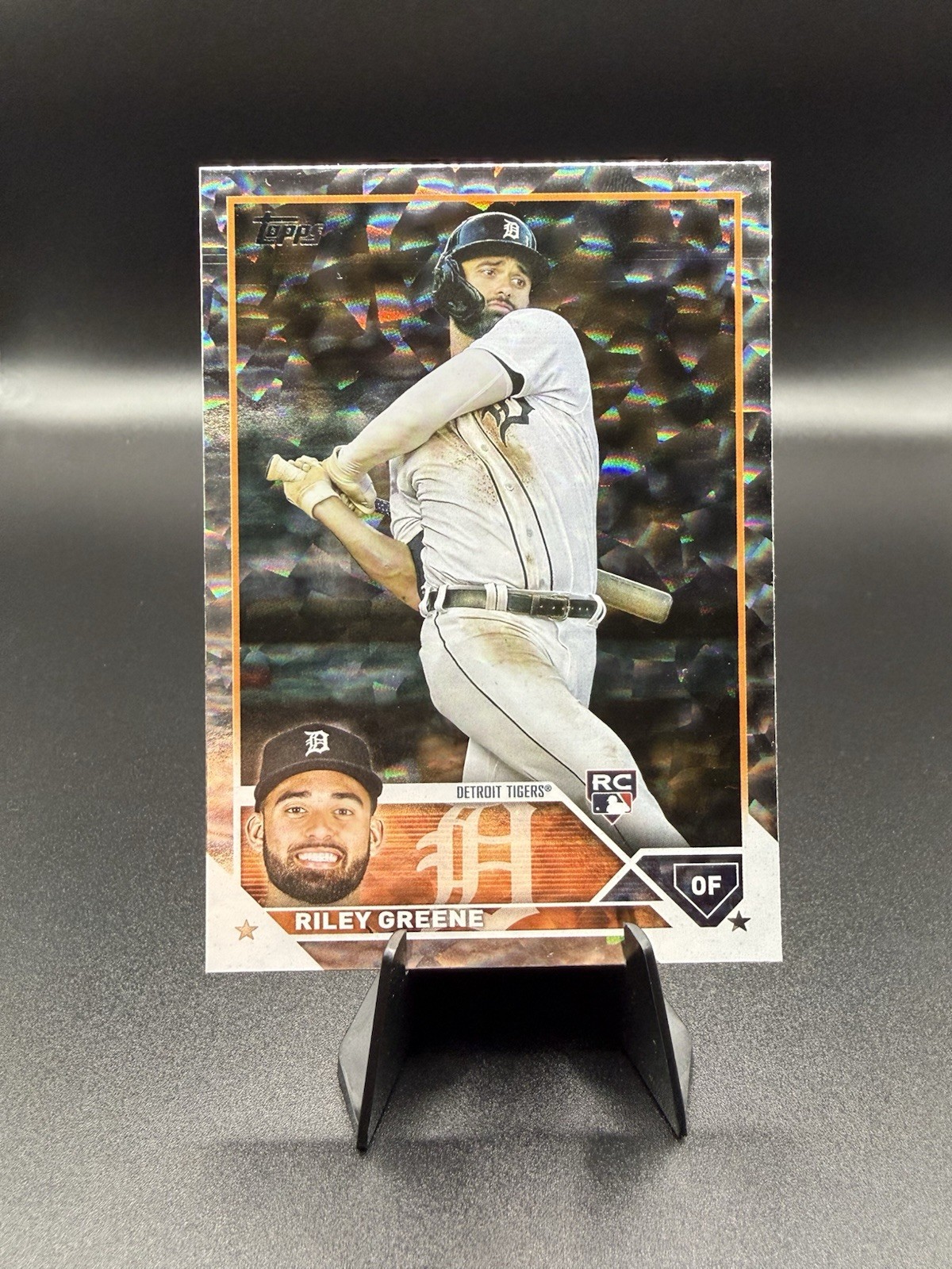 2023 Topps Series 1 - Riley Greene #31 Silver Pattern Foil Rookie Detroit Tigers