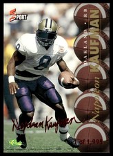 1995 Classic 5 Sport Red Signiture Napoleon Kaufman Rookie /1995 Oakland Raiders