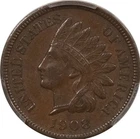 1908-S INDIAN CENT - PCGS AU-55