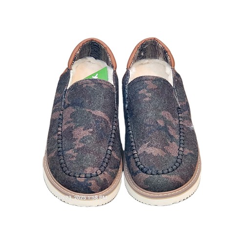 Sanuk Cozy Vibe Low Slippers Shoes Men's Size 10 Woodland Camo New With Tags  - Picture 2 of 6