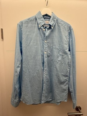 ETON Slim Hemd Gr. S 38 blau kariert NEU