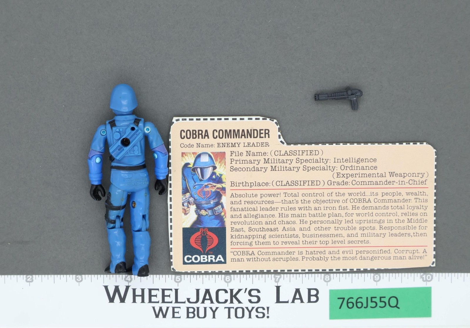 Cobra Commander V1.5 Complete RED CARD BACK G.I. Joe 1983 Hasbro ...