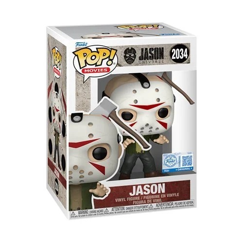 Funko Pop! Jason Universe - Jason with Axe in Head #2034 Exclusive w/ Protector