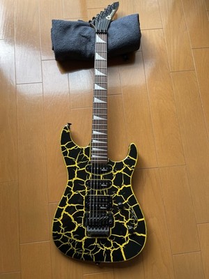 Charvel by Jackson Dinky Yellow Crackle Electric Guitar