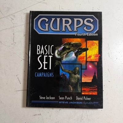 Gurps Basic Set Campaigns 4th Edition Steve Jackson Games Roleplaying Rulebook