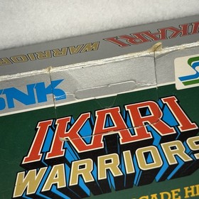 Ikari Warriors 1⭐️NICE Complete CIB 3 Screw Hangtab ⭐️Nintendo NES Original Box