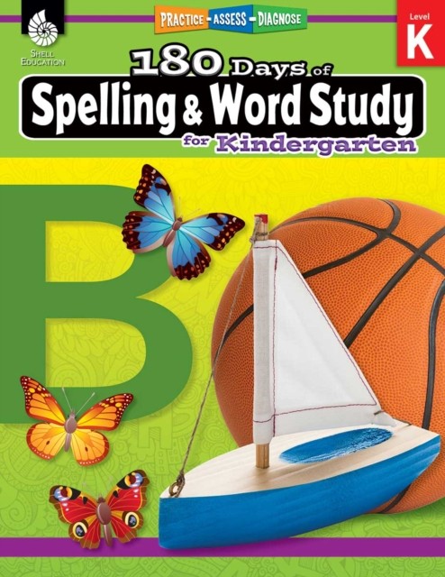 180 Days Spelling and Word Study for Kinderga by Shireen Pesez Rhoades PAPERBACK