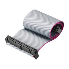 IDC Wire Flat Ribbon Cable FC/FC Connector A-type 34Pins 2.54mm Pitch 30cm Long