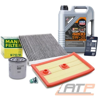 BESTPRICE INSPEKTIONSPAKET+5L LIQUIMOLY FÜR AUDI A3 8V SEAT SKODA VW GOLF 7 TOURAN 1.2 1.4