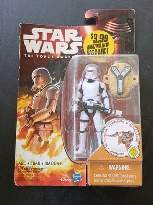 Hasbro Star Wars The Force Awakens FIRST ORDER FLAMETROOPER 3.75'' figure NEW