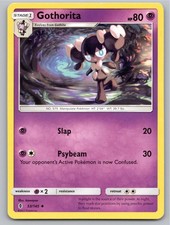 2017 POKEMON GOTHORITA GUARDIANS RISING 53/145 UNCOMMON NM A25742 FREE S&H