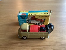 Vintage Corgi Toys 490 VW Volkswagen Breakdown Truck 1960s Original + Box