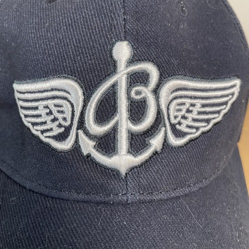Breitling Strapback Hat Black With White Embroidered Logo And Spell Out - Picture 7 of 13