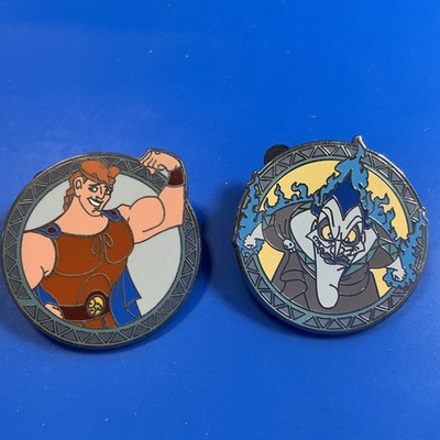 Disney Pin - 2 Good Vs Evil Mystery Pack Pins - Hades & Hercules