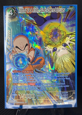 Android 18 & Krillin, Super-Powered Spouses BT20-043 SPR GOLD Dragon Ball Super