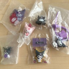Sanrio Kuromi Capsule Toy 6-Piece Charm Set Kumamoko Kira Kira Konpeito Style
