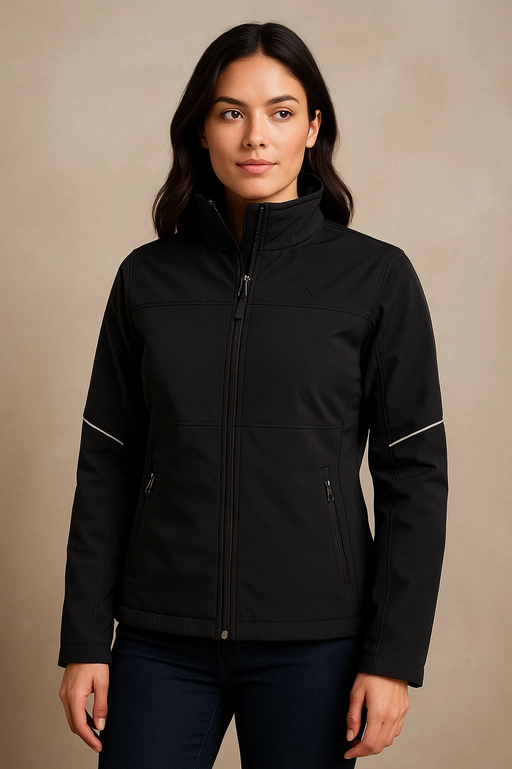 Snozu Softshell Jacket – Men’s Medium (M 40/42) – Black – Outdoor Hiking Walking