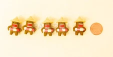 Life Perserver Domo Kun 1 Inch Mini Vending Figure Lot of 5