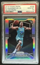 2019-20 Panini Prizm PJ Washington Jr. RC Prizm Silver #258 Hornets PSA 10
