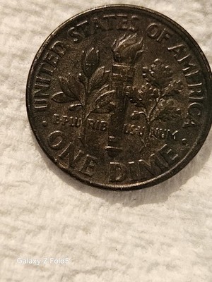1999 P Black dime Very rare missing its Clad | eBay