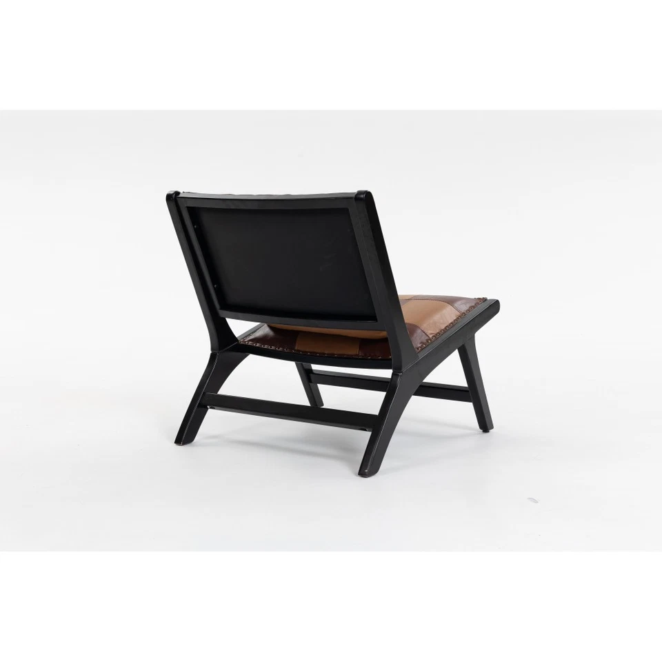 Sillas decorativas boho de mediados de siglo sillón moderno silla lateral de interior Foto 2 de 4