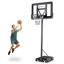 Portable Basketball Hoop for Both Youth and Adults Height Adjustable 1.35-3.05m