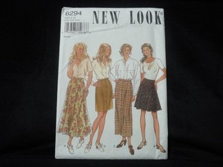 1994 VINTAGE NEW LOOK PATTERN WOMENS SKIRTS SIZES 8 18 WAIST 61 81 CM UNCUT FF