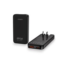 65W Flat USB c Wall Charger,Folding Travel Dual Port USB Wall Charger, for La...