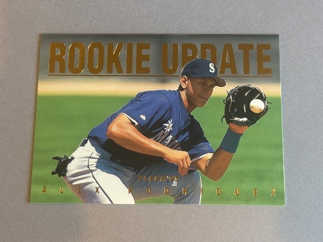 Alex Rodriguez Rookie RC sp 1994 Fleer Update Yankees HOF 9 of 10 Yankees Insert