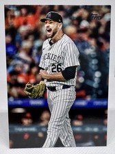 Austin Gomber #640 - 2025 Topps Series 2 True Photo Variation SP SSP Rockies